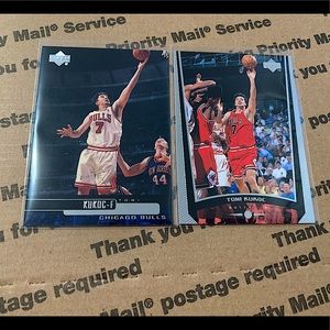 Lot of 2: Toni Kukoc Upper Deck Cards